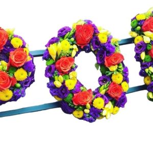 Mixed Flower Letters
